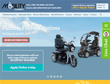 Tablet Screenshot of mobilityconnect.co.uk